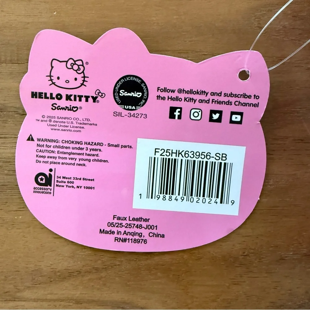 Brand New Hello Kitty Pink 10.5